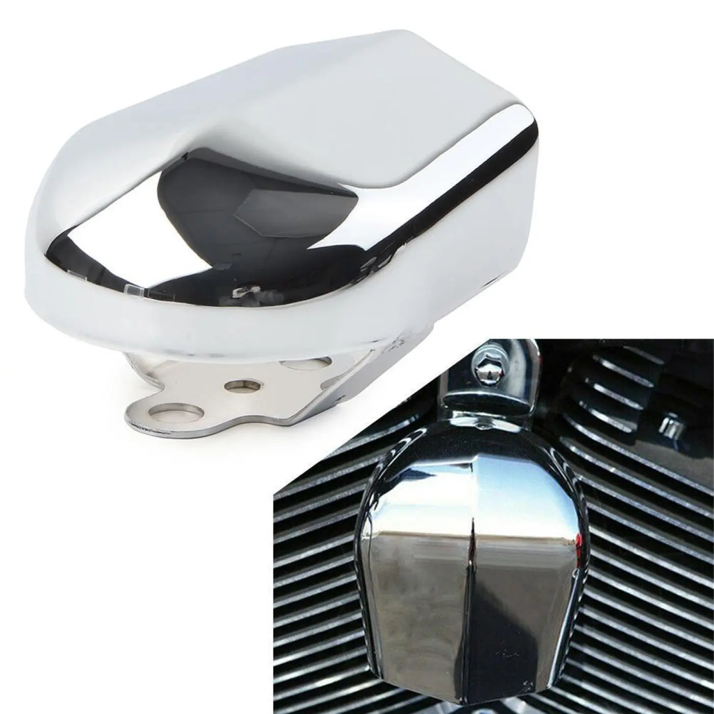 Chrome Horn Cover Harley Davidson Touring Road King Street Electra Glide 1993-18