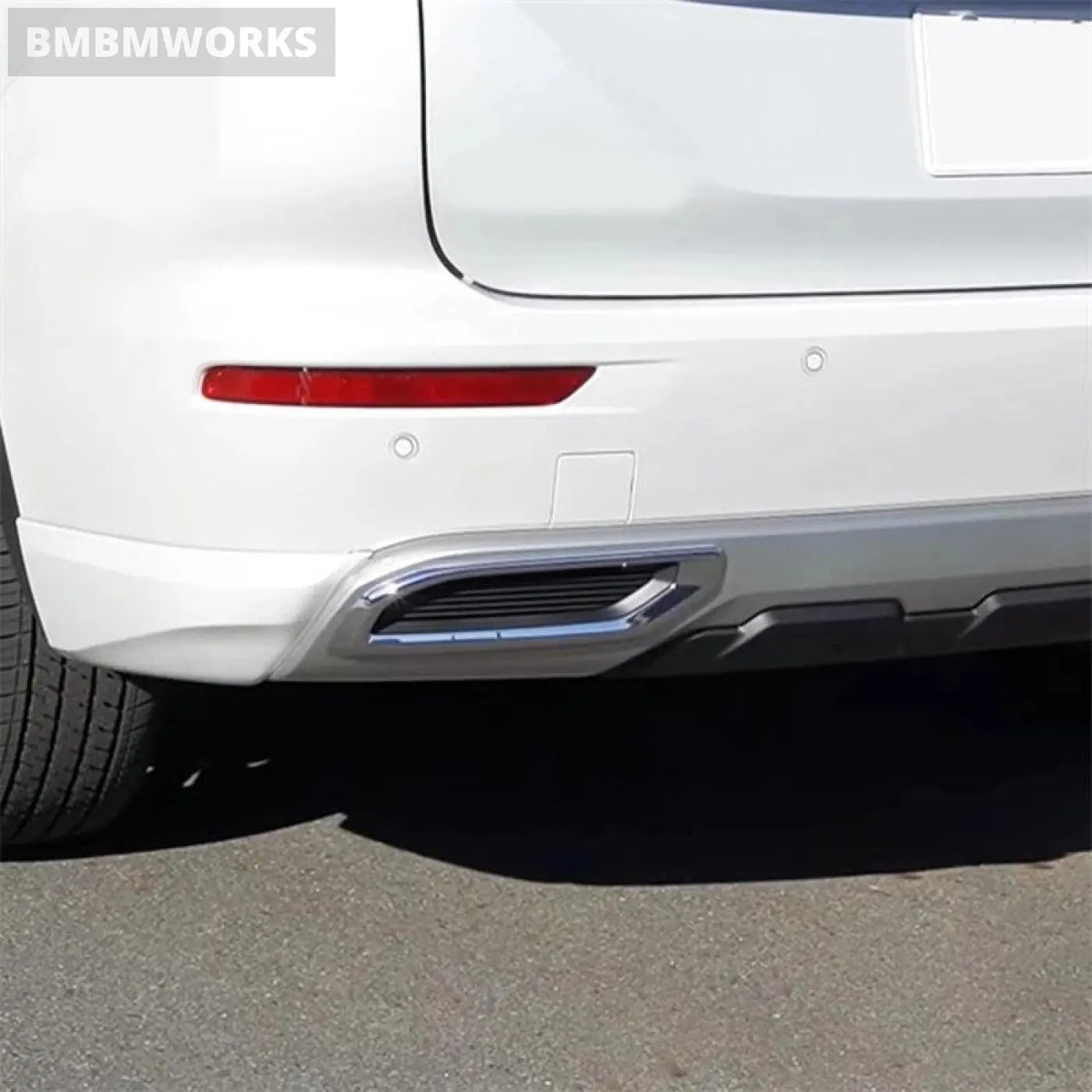 Chrome Rear Bumper Fog Light Lamp Cover Mitsubishi Outlander 2022-2023