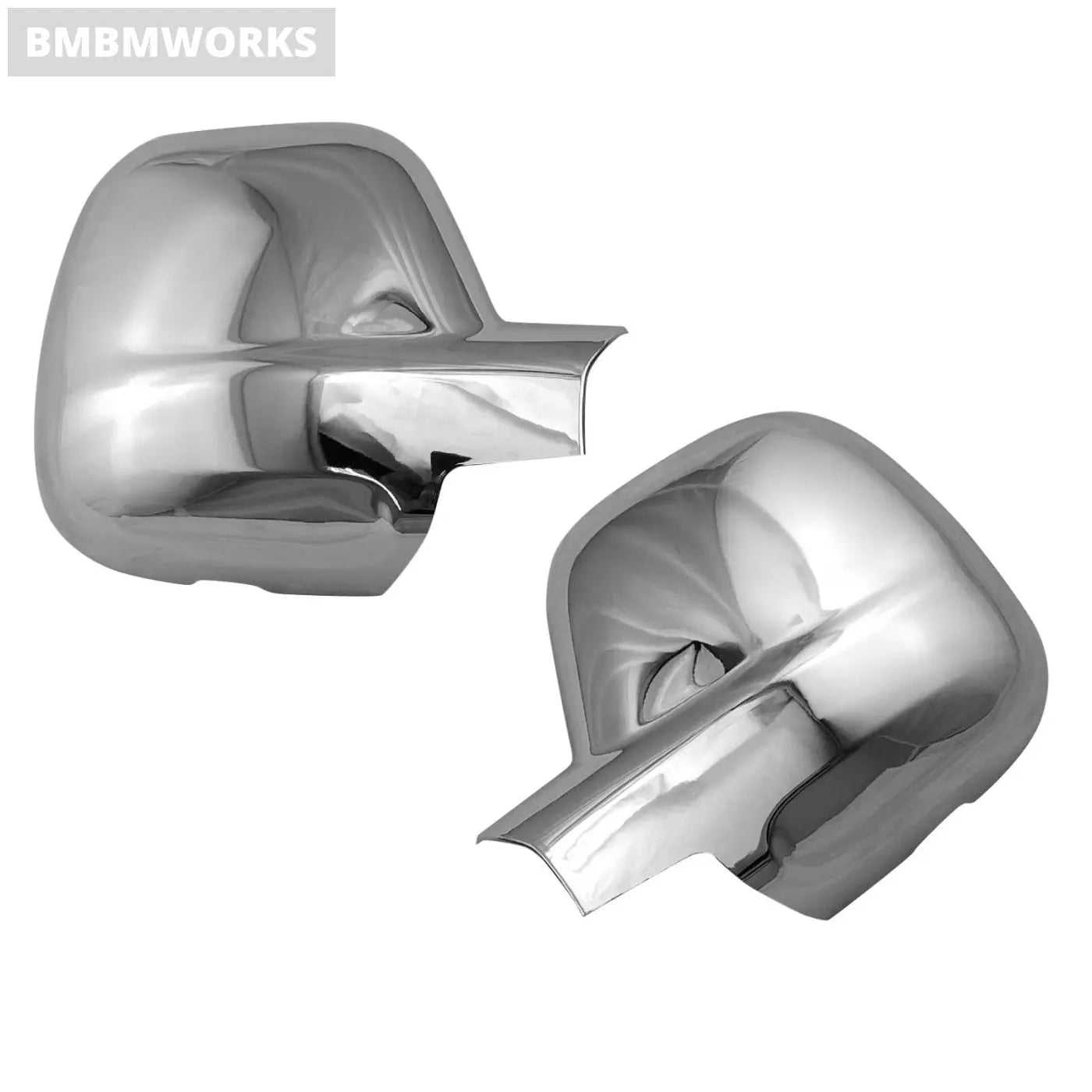 Chrome Side Door Rear View Mirror Cover Peugeot Partner Ii 2012-2018 Citroen