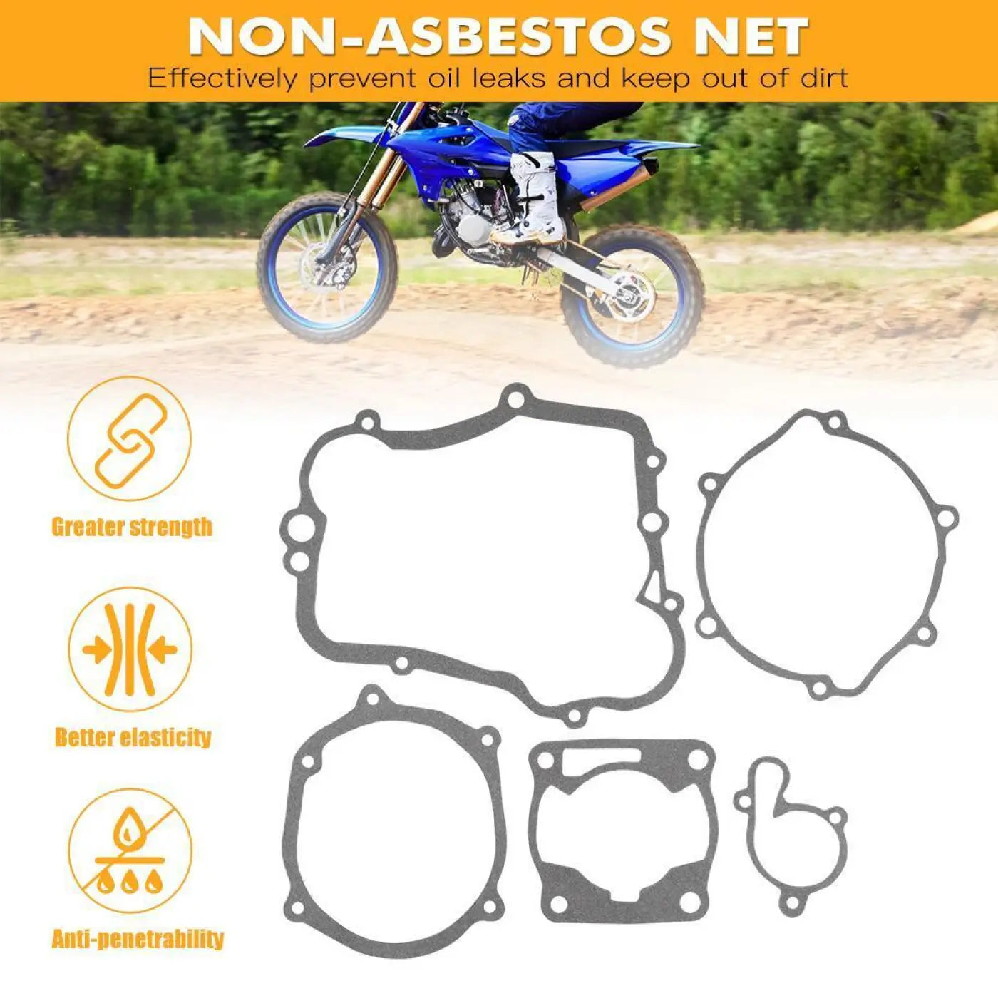 Complete Full Engine Gasket Kit Set Yamaha Yz85 Yz 85 2002-2018 2017 2016 2015