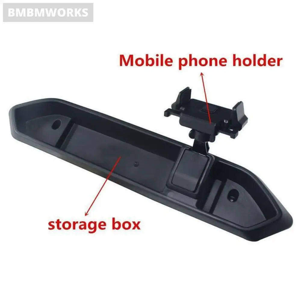 Dash Tray Mount Phone Holder With Storage Box Jeep Wrangler Jl 2018-2019