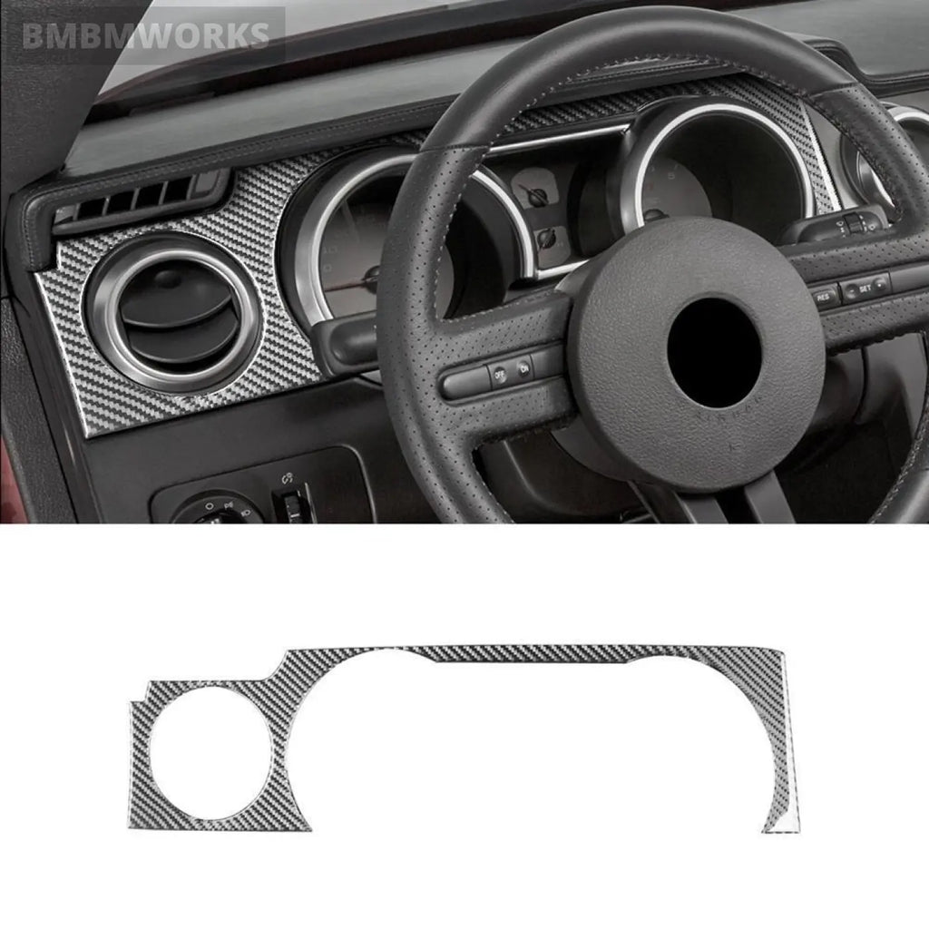 Dashboard Instrument Panel Cover Sticker Trim Ford Mustang 2005-2009