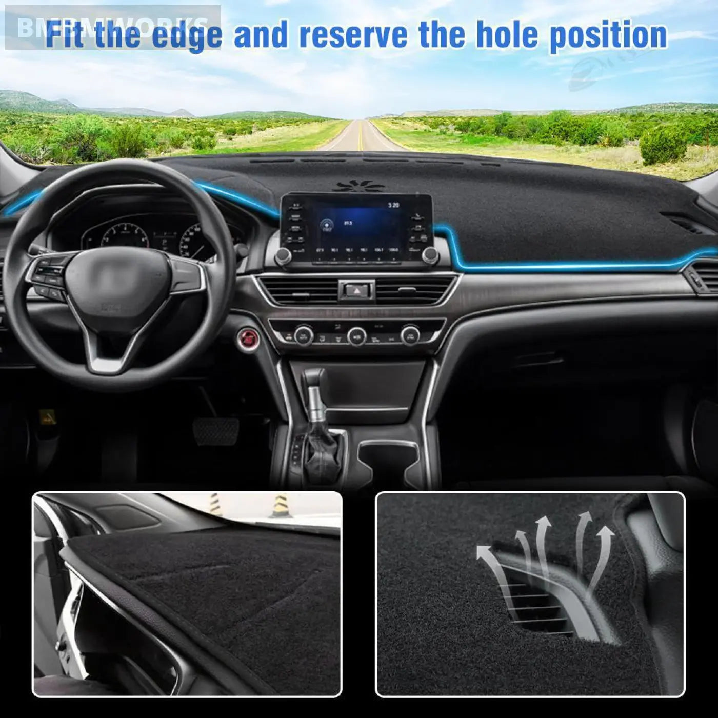 Dashboard Sun Shade Cover Honda Accord 2018-2010 10Th Lhd