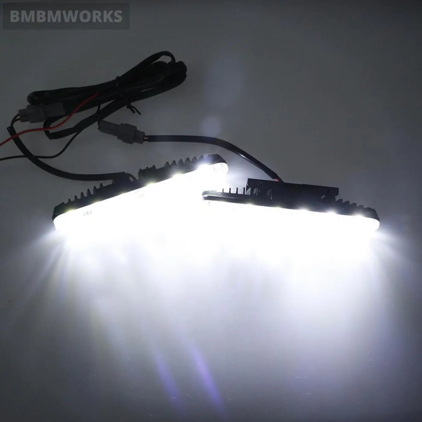 Daytime Running Light For 6 Led Warning Driving Fog Lamp Auto Head Dc 12V 6000K