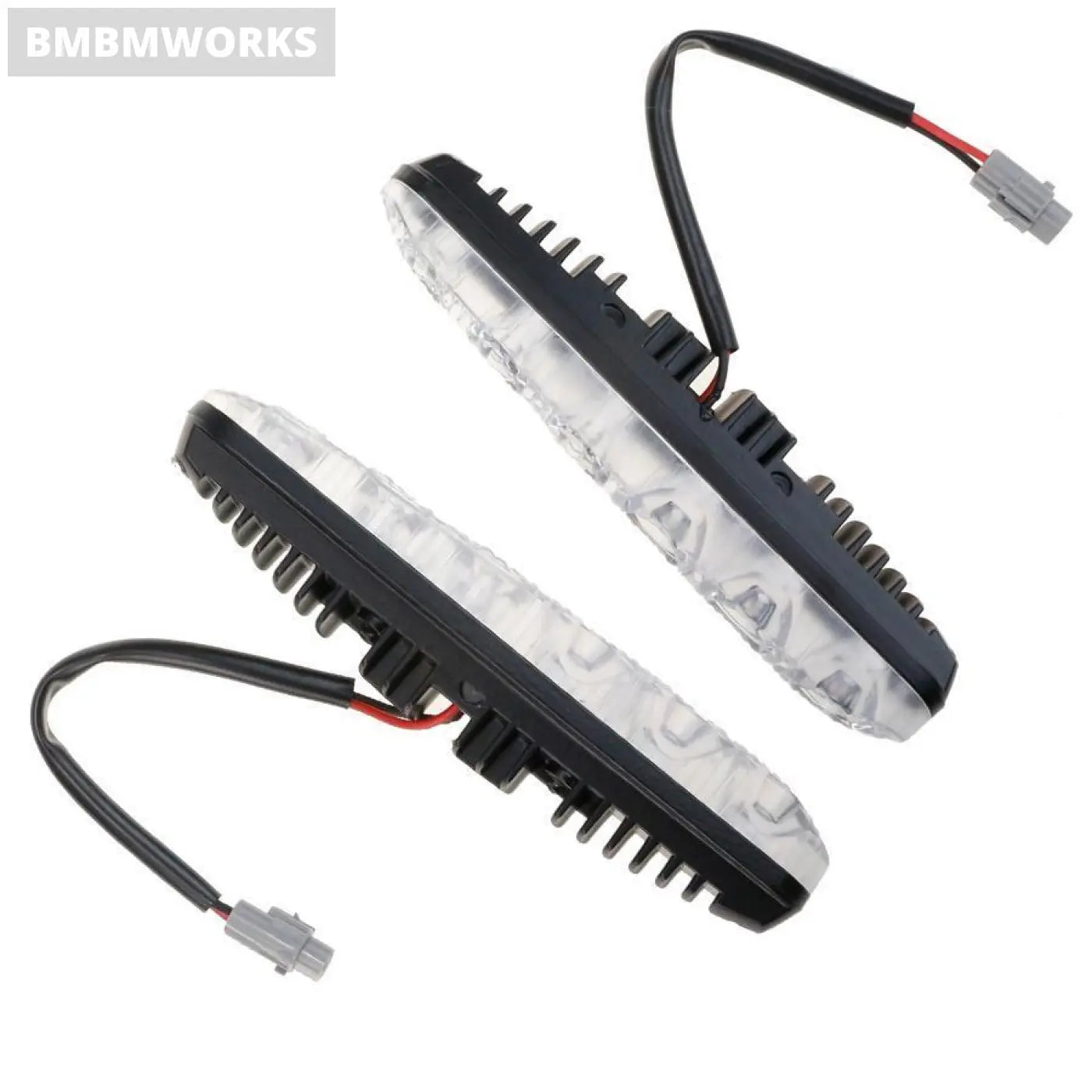 Daytime Running Light For 6 Led Warning Driving Fog Lamp Auto Head Dc 12V 6000K