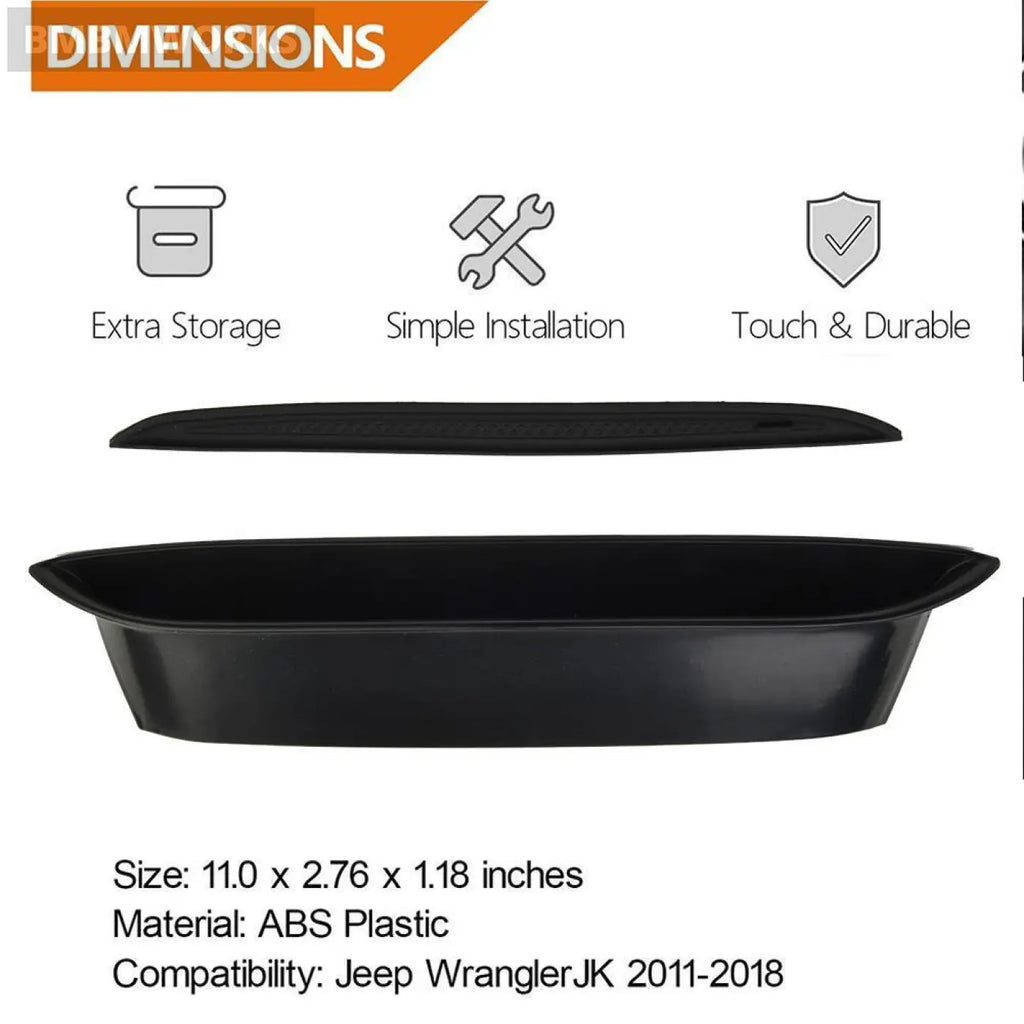 Door Interior Organizer Handle Grab Storage Tray Jeep Wrangler Jk Passenger 2011