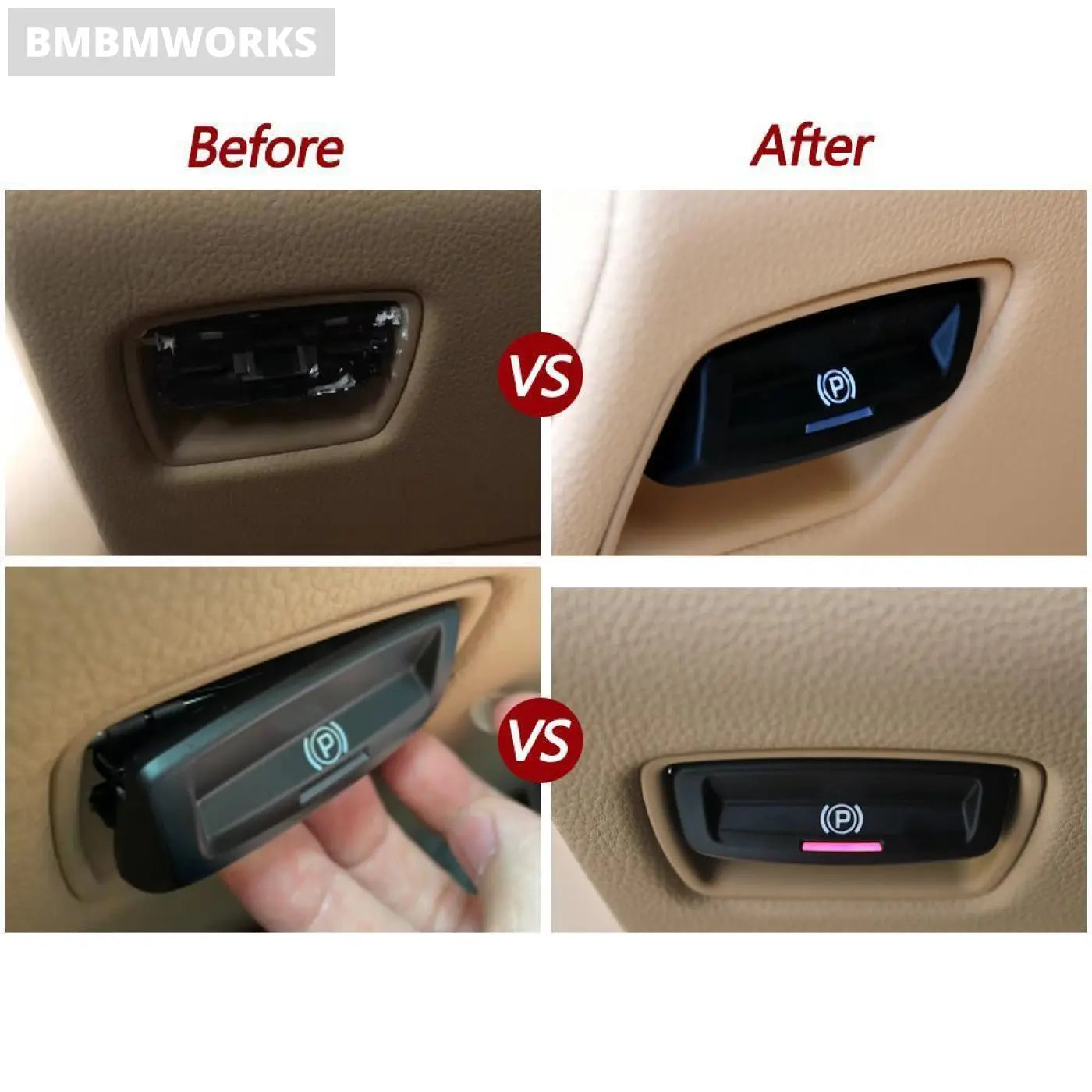 Electronic Parking Hand Brake Release Pull Switch Button Porsche Panamera 970