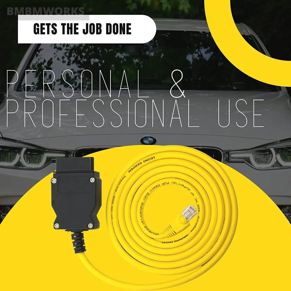 Enet Obd Cable For Bmw Icom E-Sys Ista Bootmod3 Bimmercode Obd2 Coding F-Series