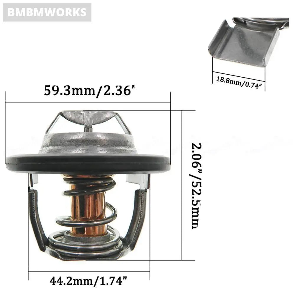 Engine Coolant Thermostat Hyundai Isuzu Rodeo Trooper Vehi Cross Axiom Honda