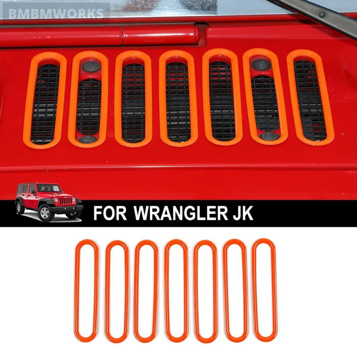 Engine Hood Air Inlet Vent Cover Bezel Trim Exterior Jeep Wrangler Jk 2007-2017