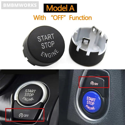 Engine Ignition Start Stop Switch Cover Off Button For Bmw F G Series