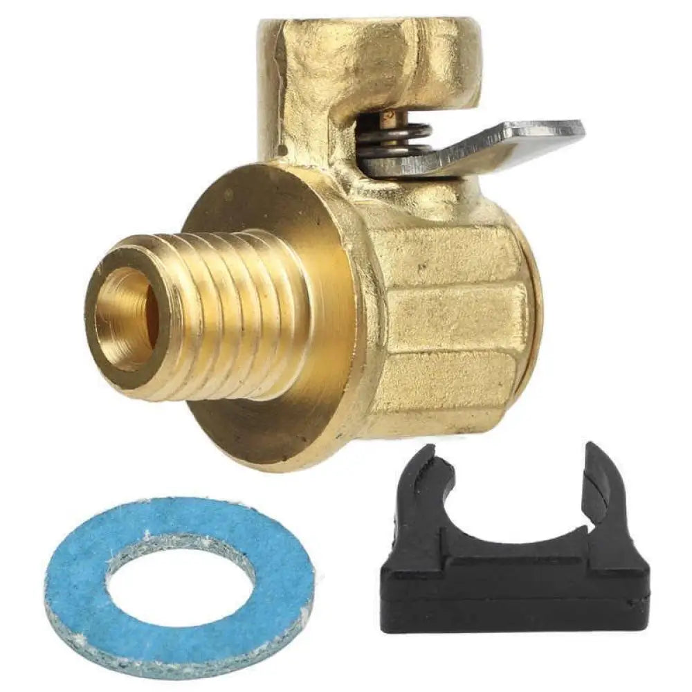 Engine Oil Drain Valve M12‑1.75 Connector Quick Brass With Lever Clip