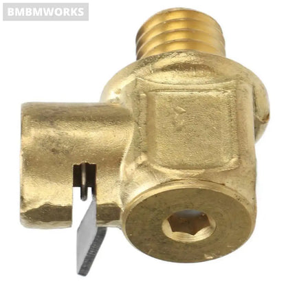 Engine Oil Drain Valve M12‑1.75 Connector Quick Brass With Lever Clip