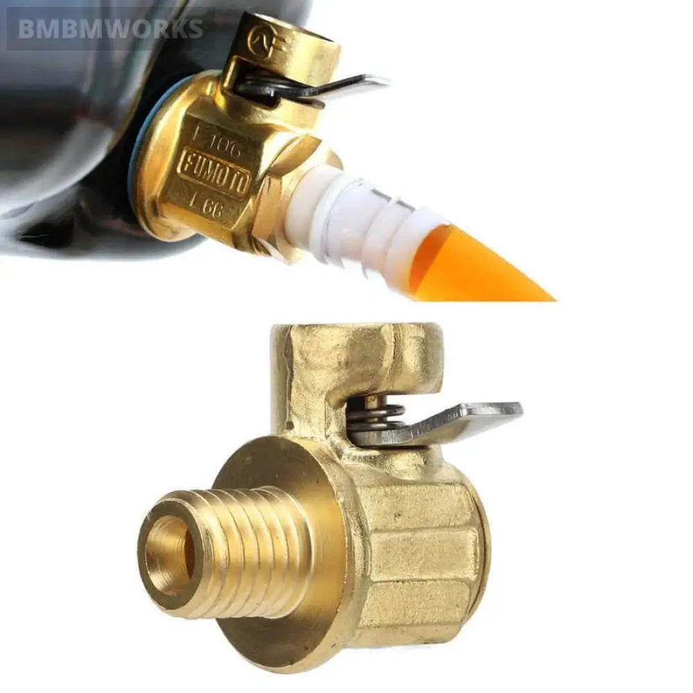 Engine Oil Drain Valve M12‑1.75 Connector Quick Brass With Lever Clip