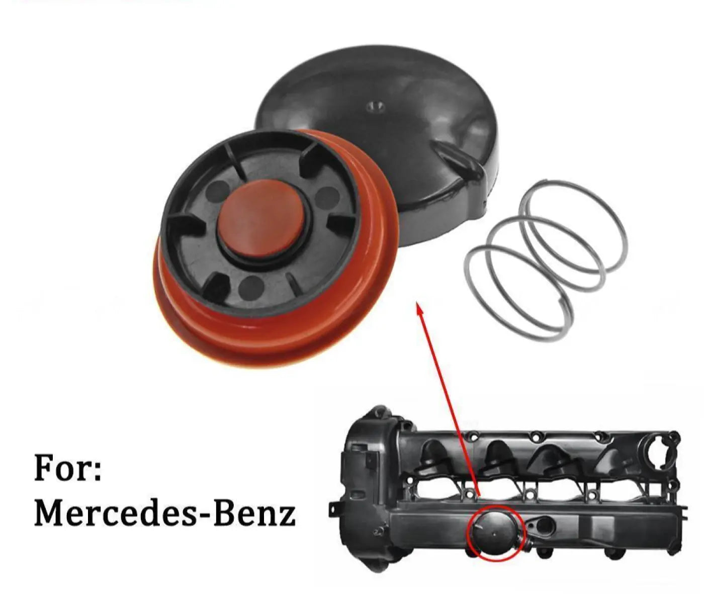 Engine Valve Cover Mercedes Benz R172 W204 S212 C218 Vito Viano Glc A6510100830