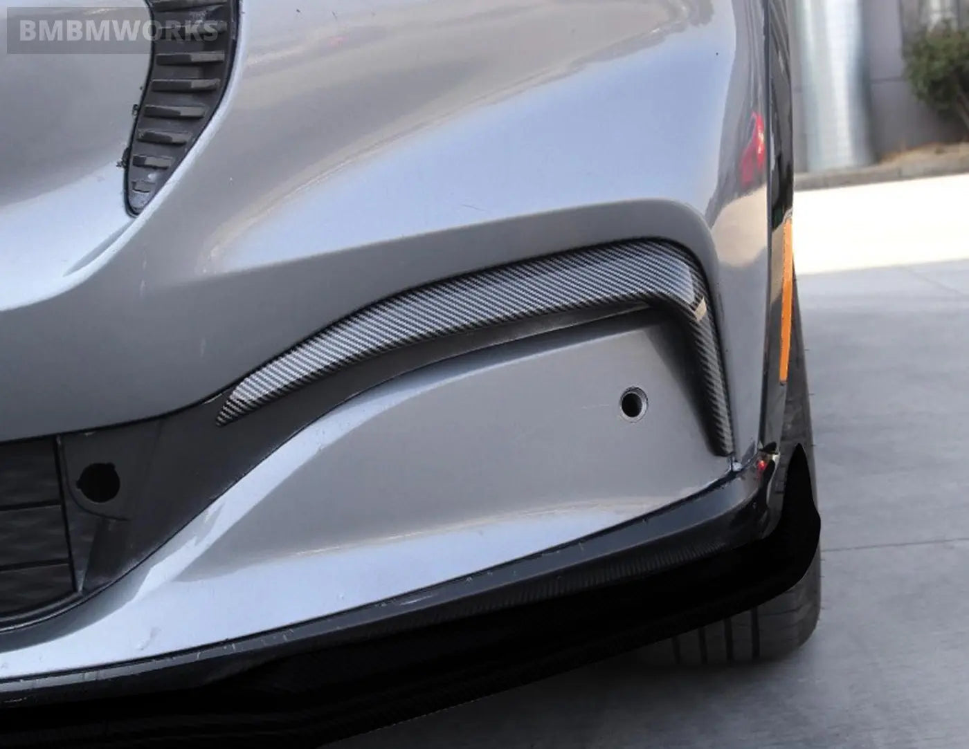 Exterior Front Fog Lamp Light Eyebrow Strip Trim Ford Mustang Mach-E 2021-2023