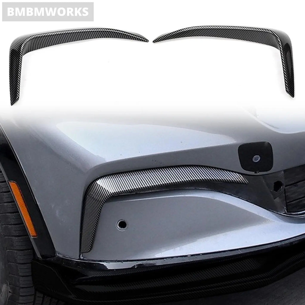 Exterior Front Fog Lamp Light Eyebrow Strip Trim Ford Mustang Mach-E 2021-2023