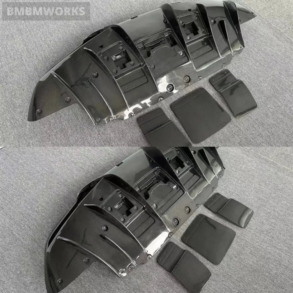 Ferrari F8 Carbon Fiber Rear Diffuser Body Kit (2019 + ) Body Kits & Performance 4