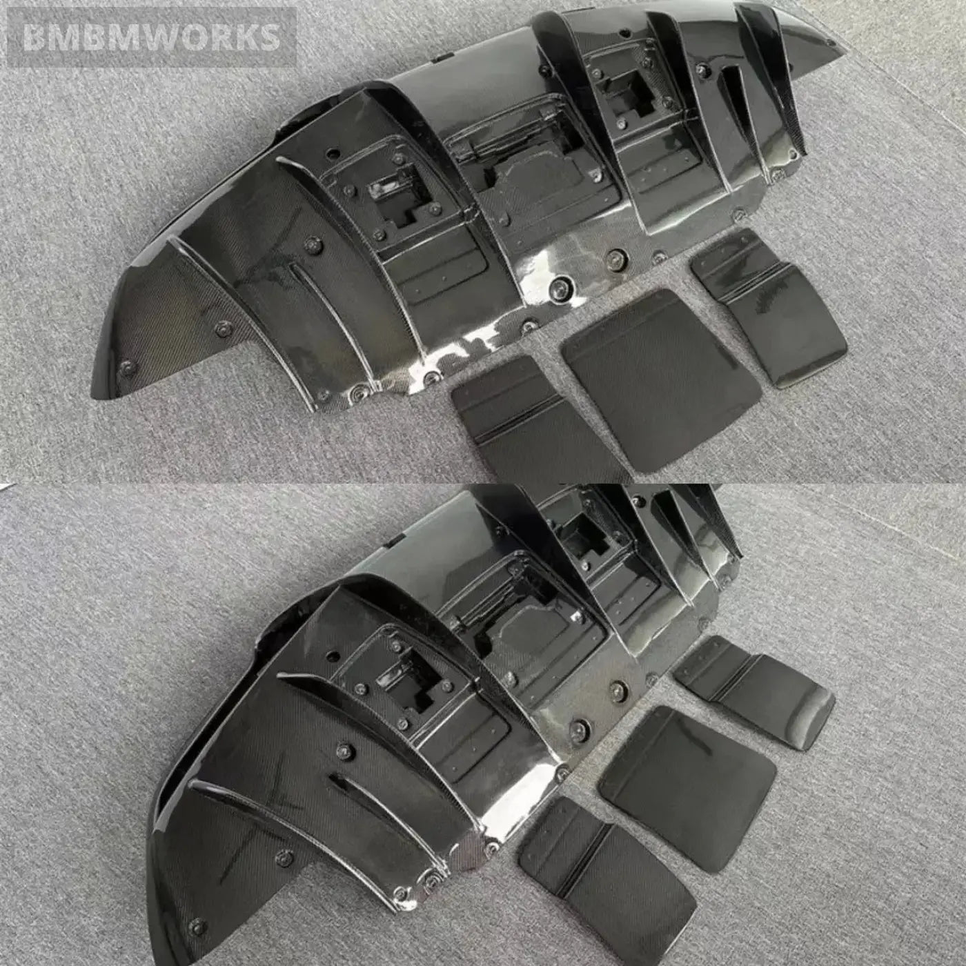 Ferrari F8 Carbon Fiber Rear Diffuser Body Kit (2019 + ) Body Kits & Performance 4