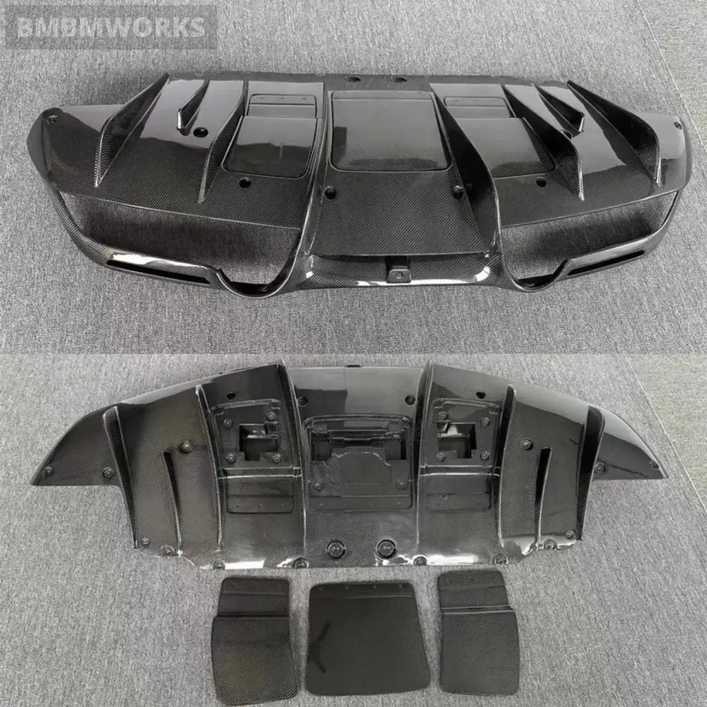 Ferrari F8 Carbon Fiber Rear Diffuser Body Kit (2019 + ) Body Kits & Performance 4