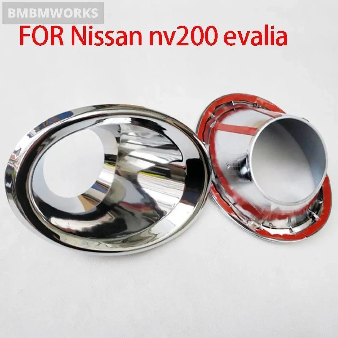 Fog Light Trim Cover Abs Chrome For Nissan Nv200 Evalia 2010 2013 2014 2015 2016
