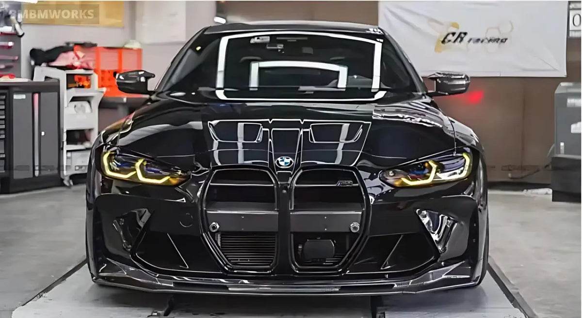 Forged Carbon Fiber Front Lip Splitter for BMW M3/M4 (G80/G82/G83) Body Kits & Performance