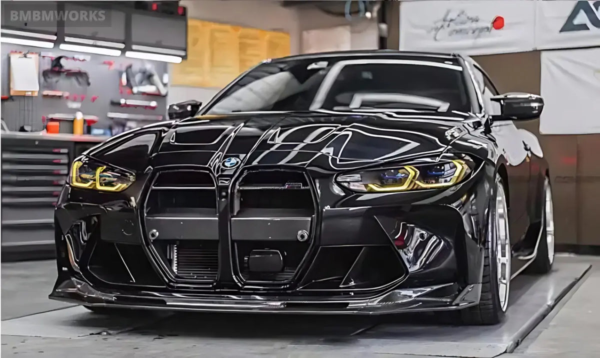 Forged Carbon Fiber Front Lip Splitter for BMW M3/M4 (G80/G82/G83) Body Kits & Performance