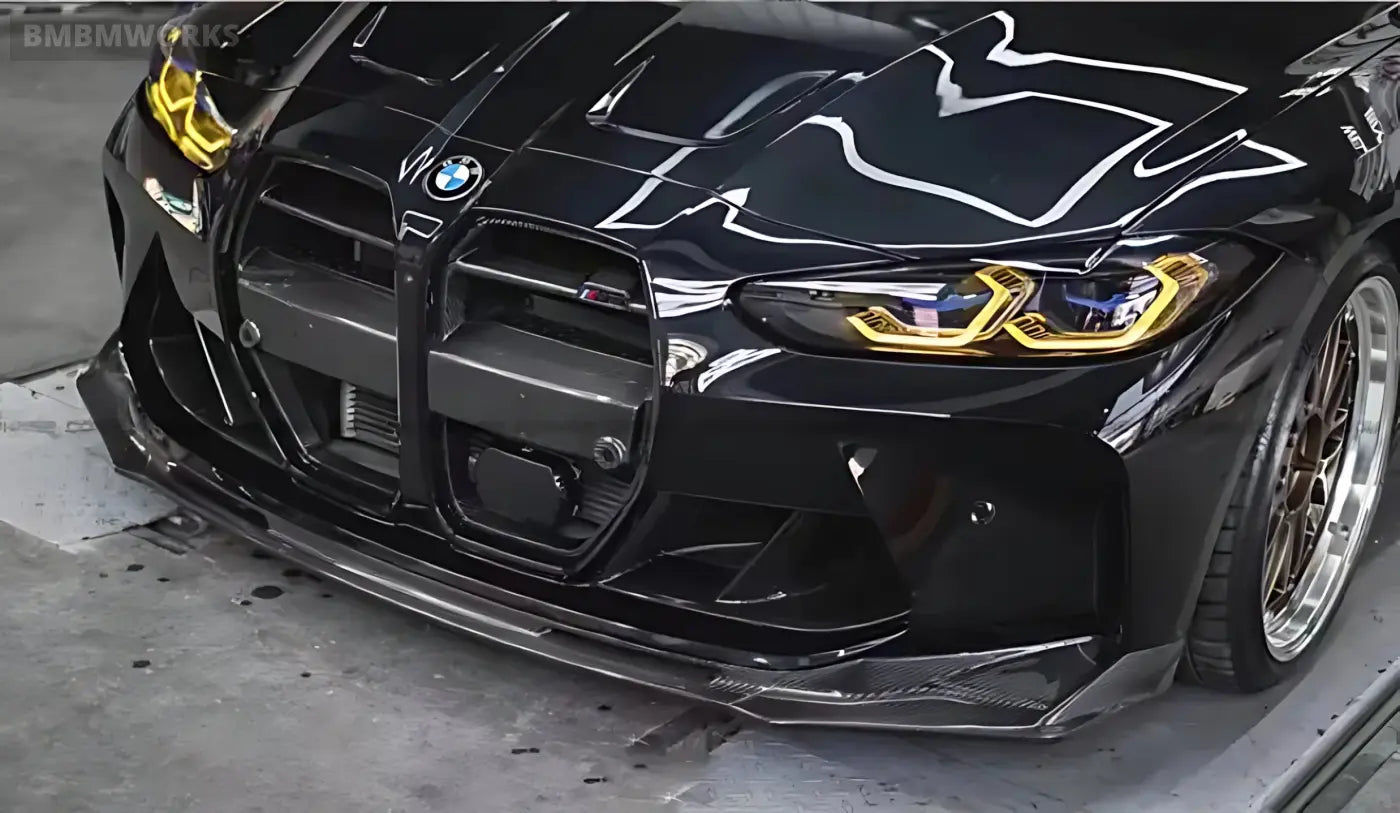 Forged Carbon Fiber Front Lip Splitter for BMW M3/M4 (G80/G82/G83) Body Kits & Performance