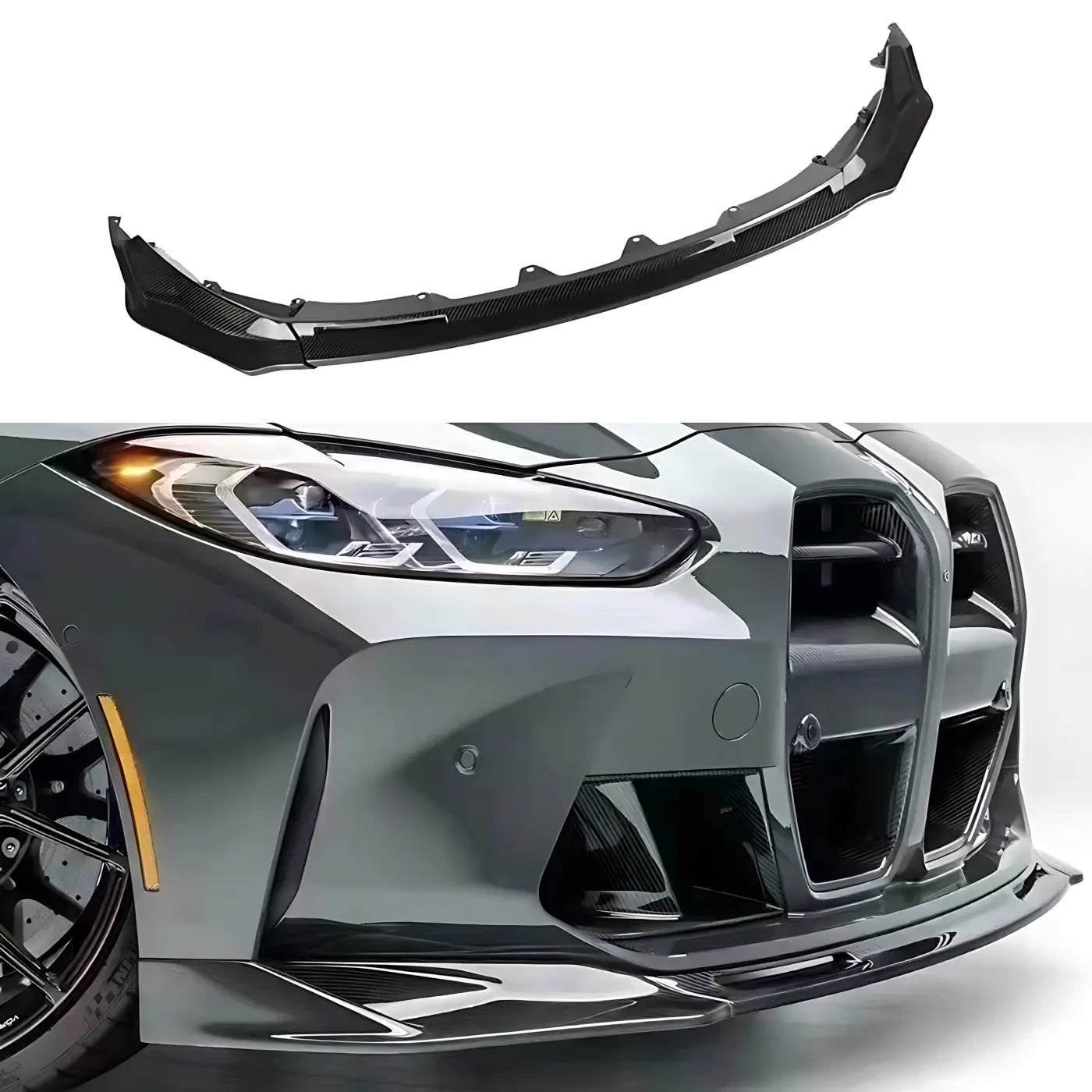 Forged Carbon Fiber Front Lip Splitter for BMW M3/M4 (G80/G82/G83) Body Kits & Performance