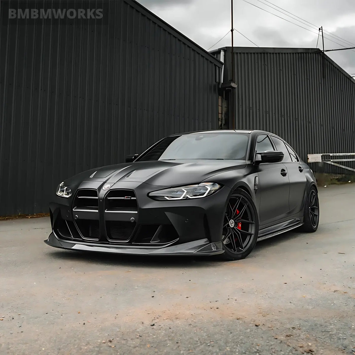Forged Carbon Fiber Front Lip Splitter for BMW M3/M4 (G80/G82/G83) Body Kits & Performance
