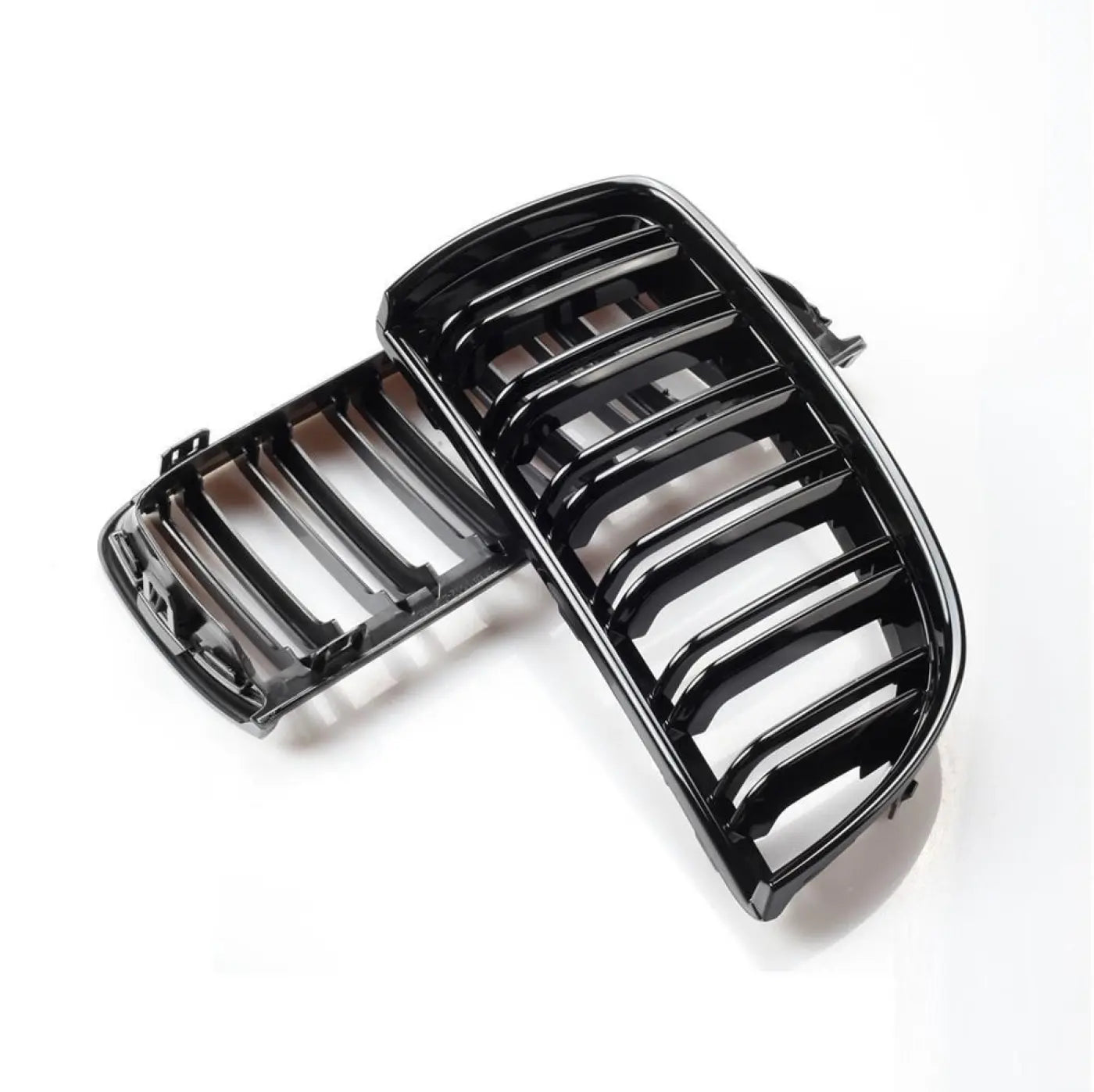 Front Black Kidney Grille Hood Grills Double Slit Bmw E90 E91 328I 335I 330I