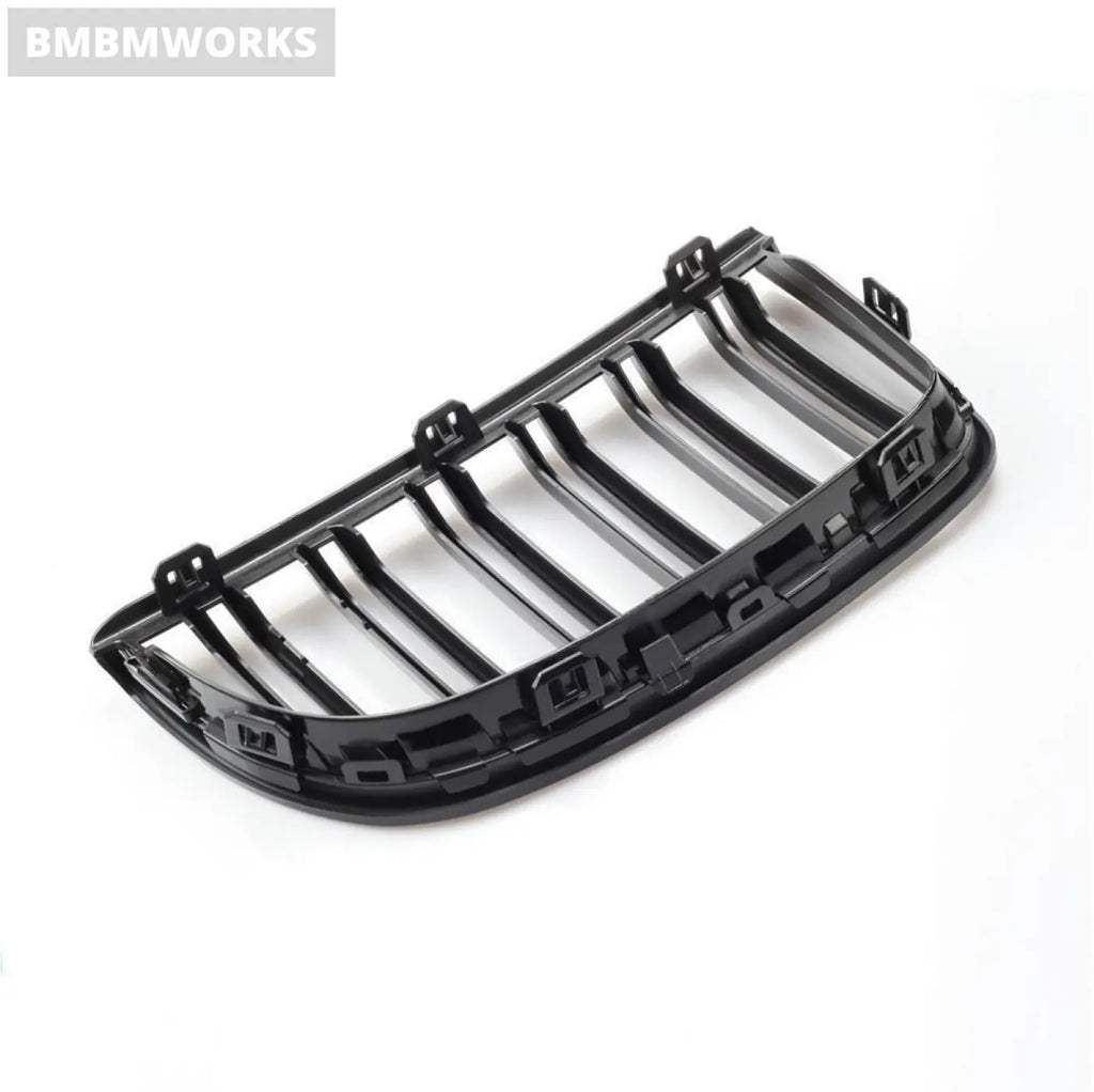 Front Black Kidney Grille Hood Grills Double Slit Bmw E90 E91 328I 335I 330I
