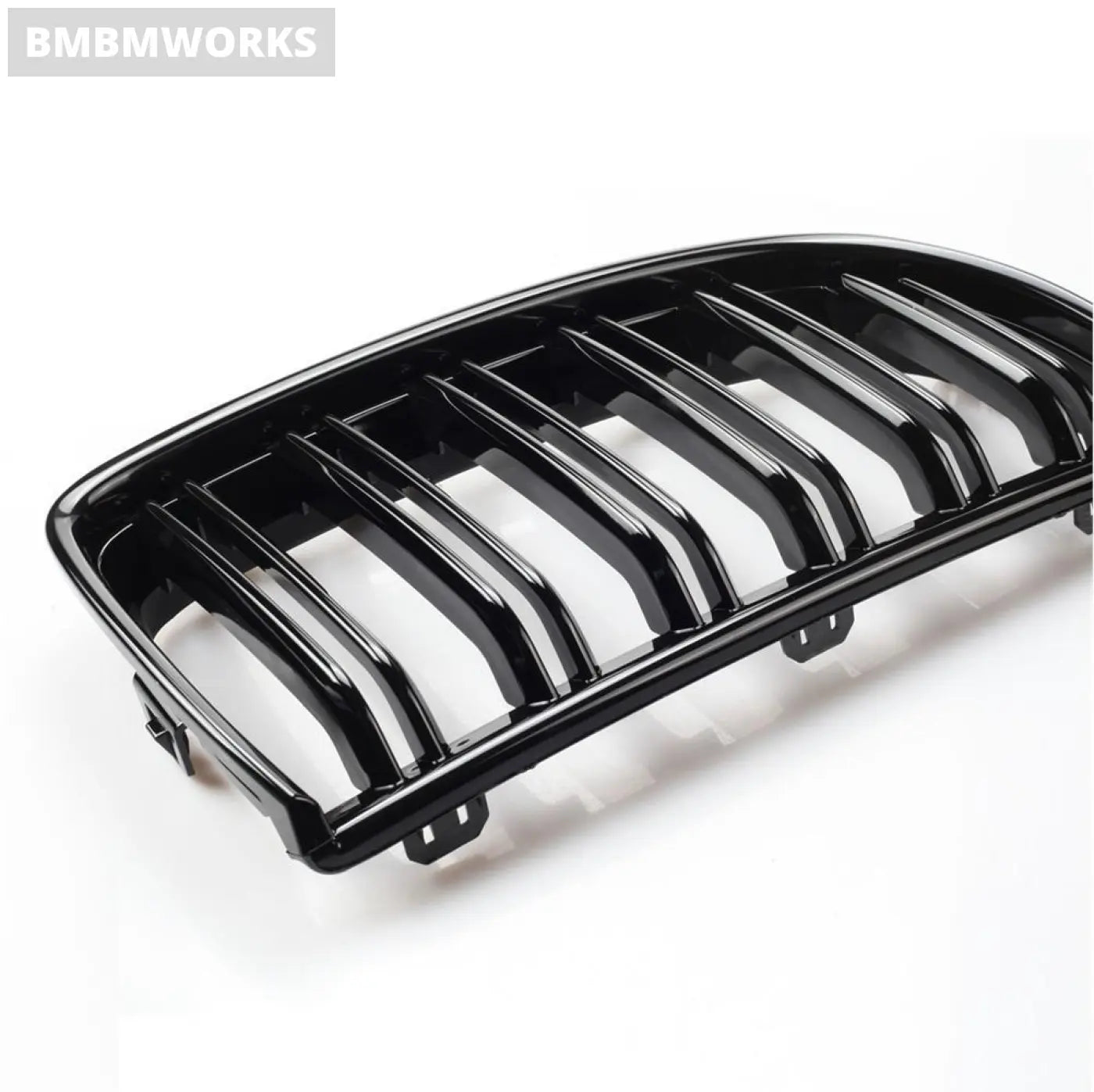 Front Black Kidney Grille Hood Grills Double Slit Bmw E90 E91 328I 335I 330I