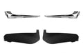 Front Bumper Fog Light Chrome Trim Stripe Grille Cover Chevrolet Malibu 2016-18
