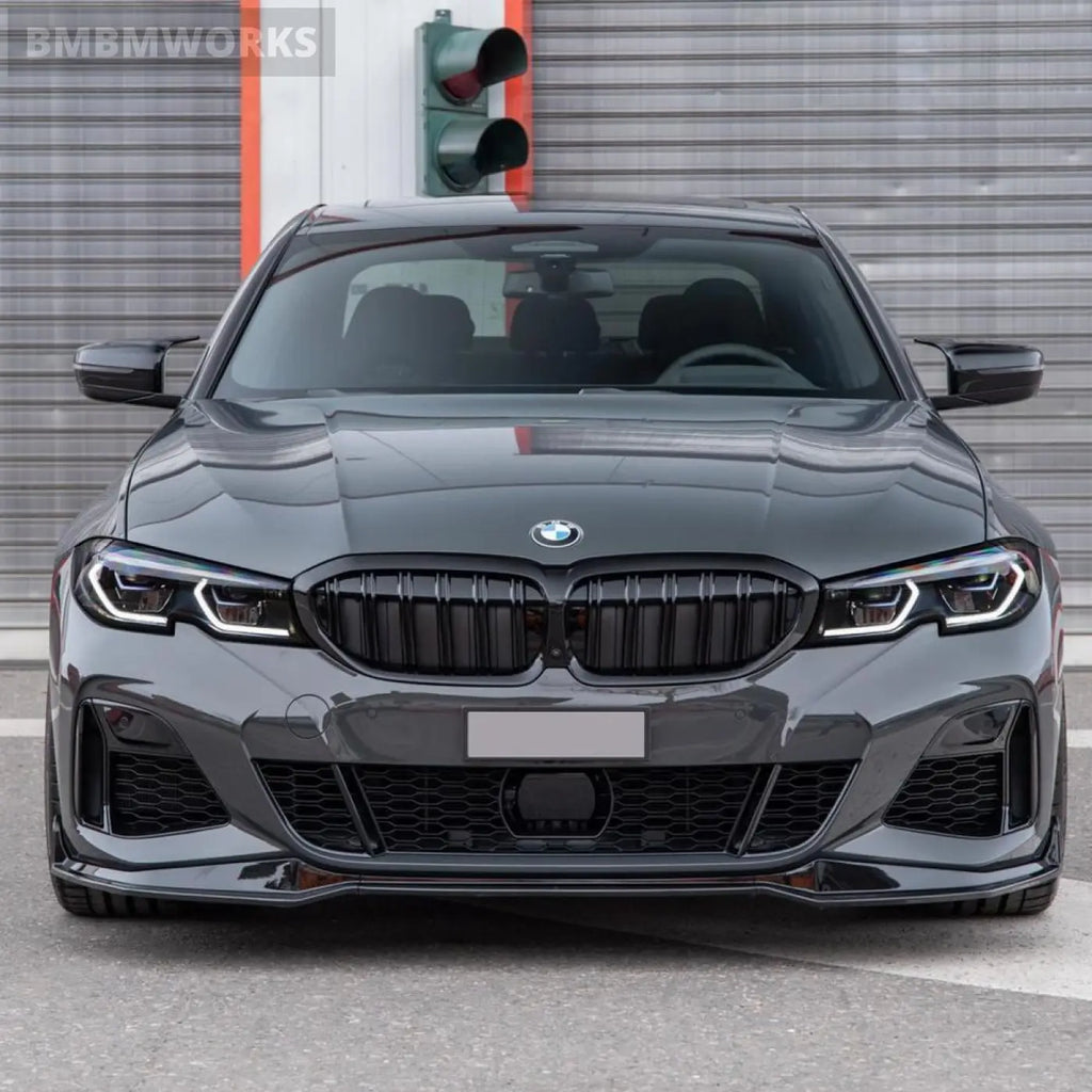 Front Bumper Lip Splitter Spoiler Diffuser Body Kit Bmw 3 G20 M-Sport