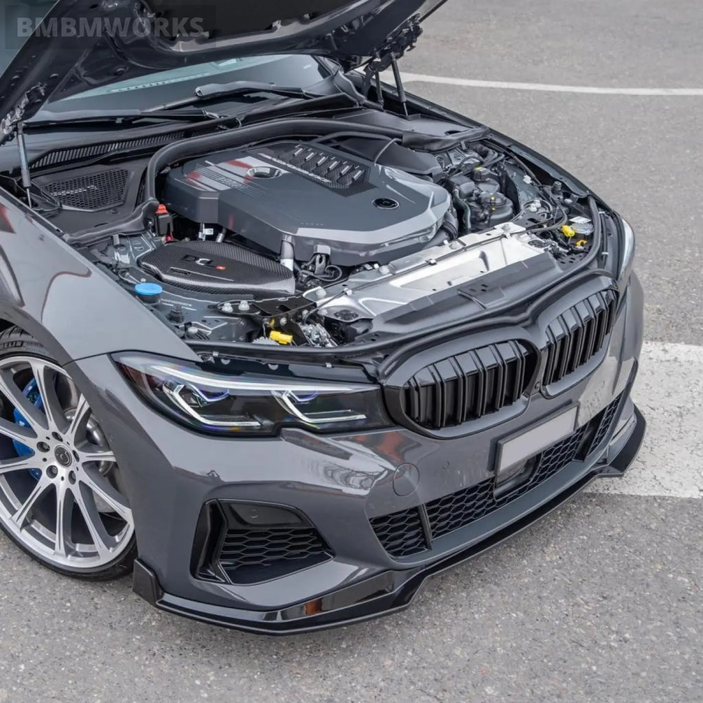 Front Bumper Lip Splitter Spoiler Diffuser Body Kit Bmw 3 G20 M-Sport