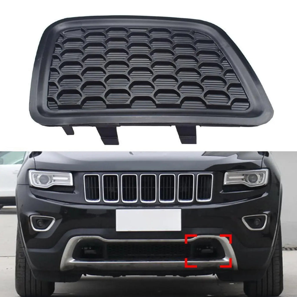 Front Bumper Lower Grille Tow Hook Insert Cover Jeep Grand Cherokee 2014 2015