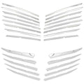 Front Bumper Top + Lower Grille Trim Parts Peugeot 3008 Gt 2016-2020 5008