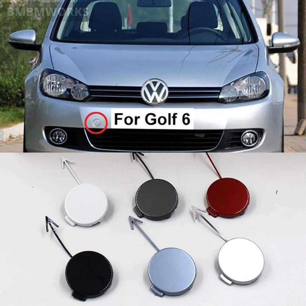 Front Bumper Towing Hook Cover Cap Volkswagen Vw Golf 6 Mk6 Black Blue Red Gray