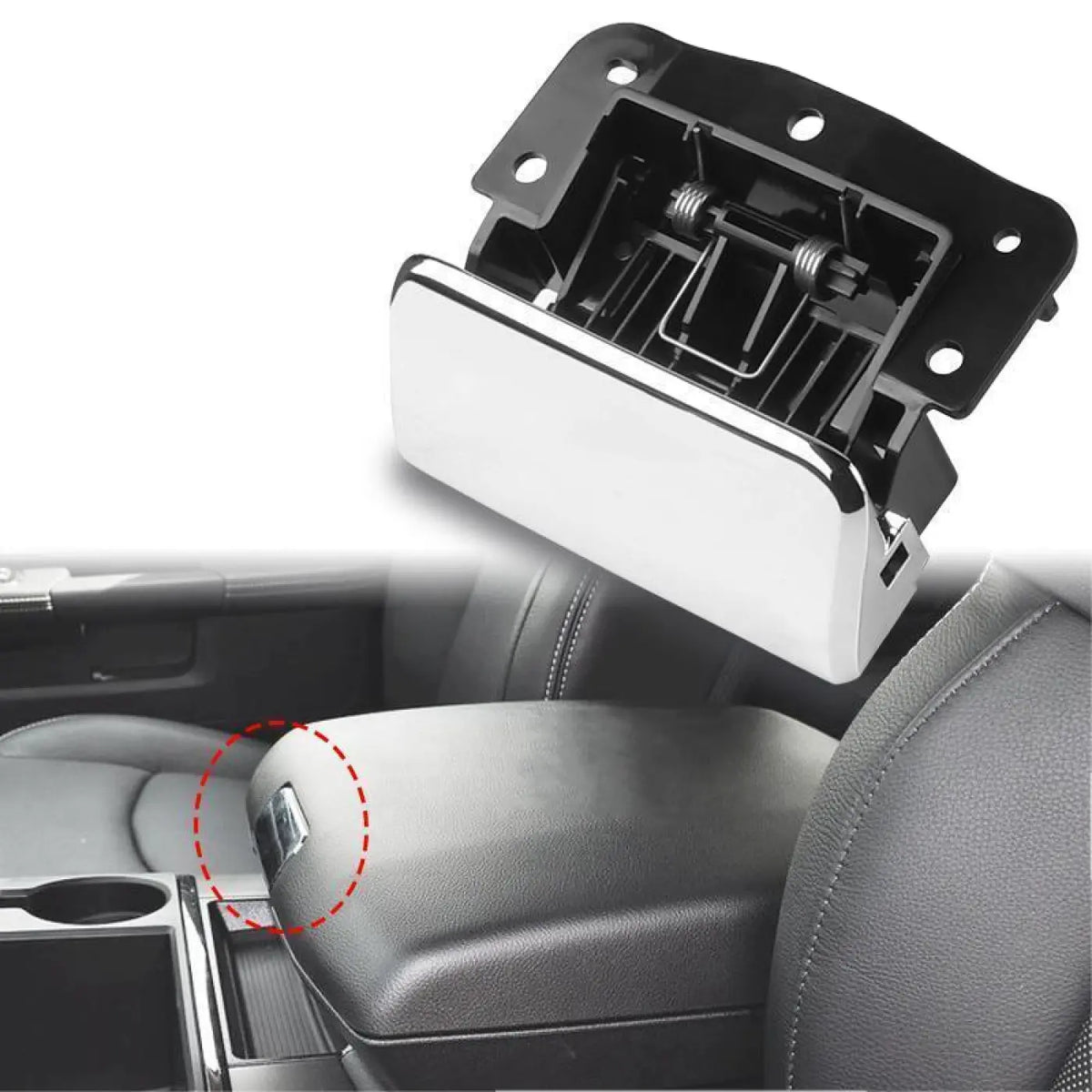 Front Center Console Latch Armrest Handle Dodge Ram 1500 2500 3500 4500 5500