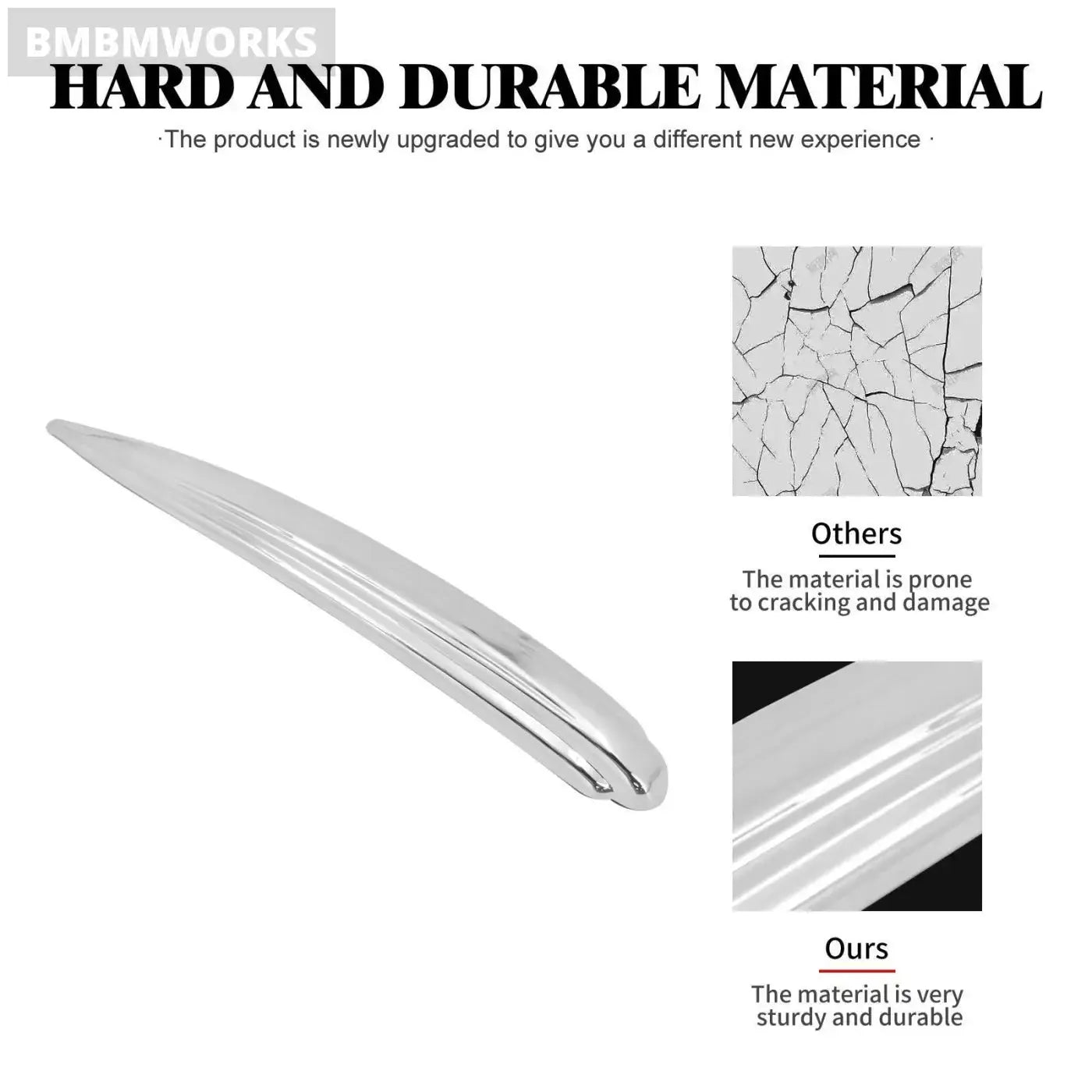 Front Fender Trim Abs Plastic Chrome Harley Touring Street Glide Road 1984