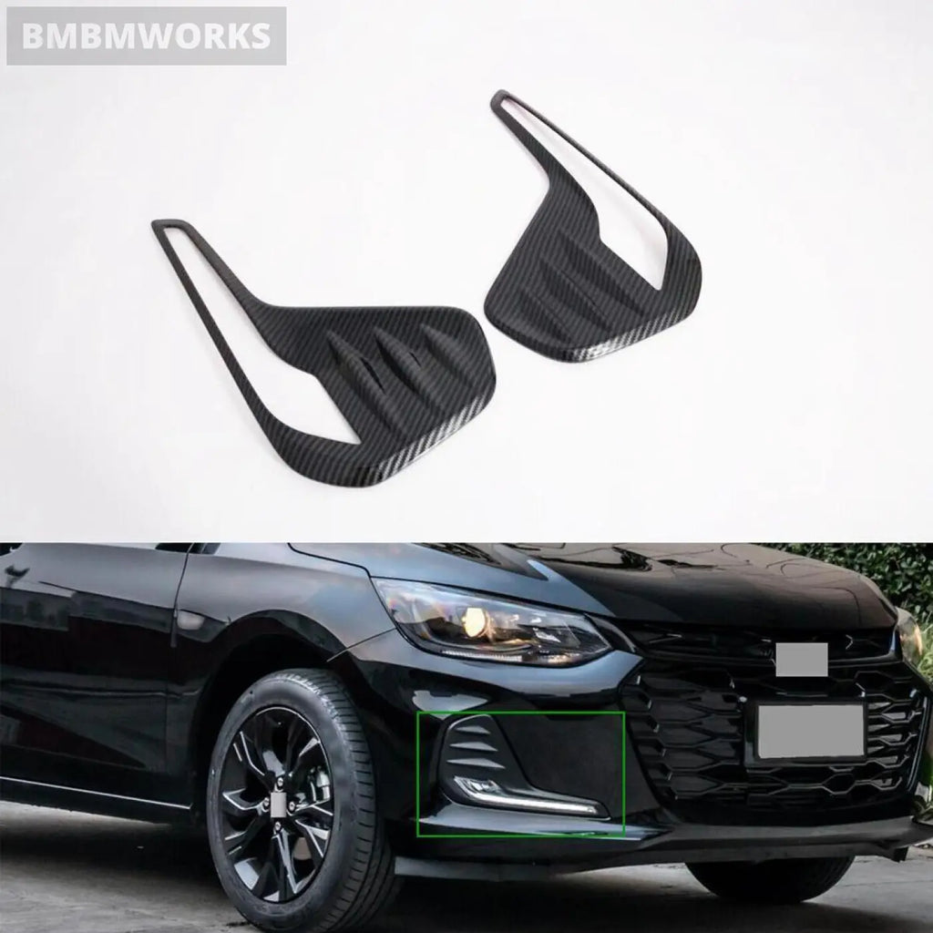 Front Fog Light Lamp Cover Trim Exterior Chevrolet Onix 2020-2022