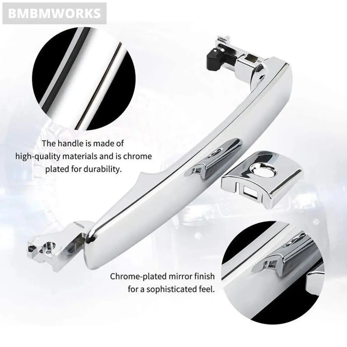 Front Left Side Door Handle With Keyhole For Infiniti Fx35 Fx45 Murano Rogue