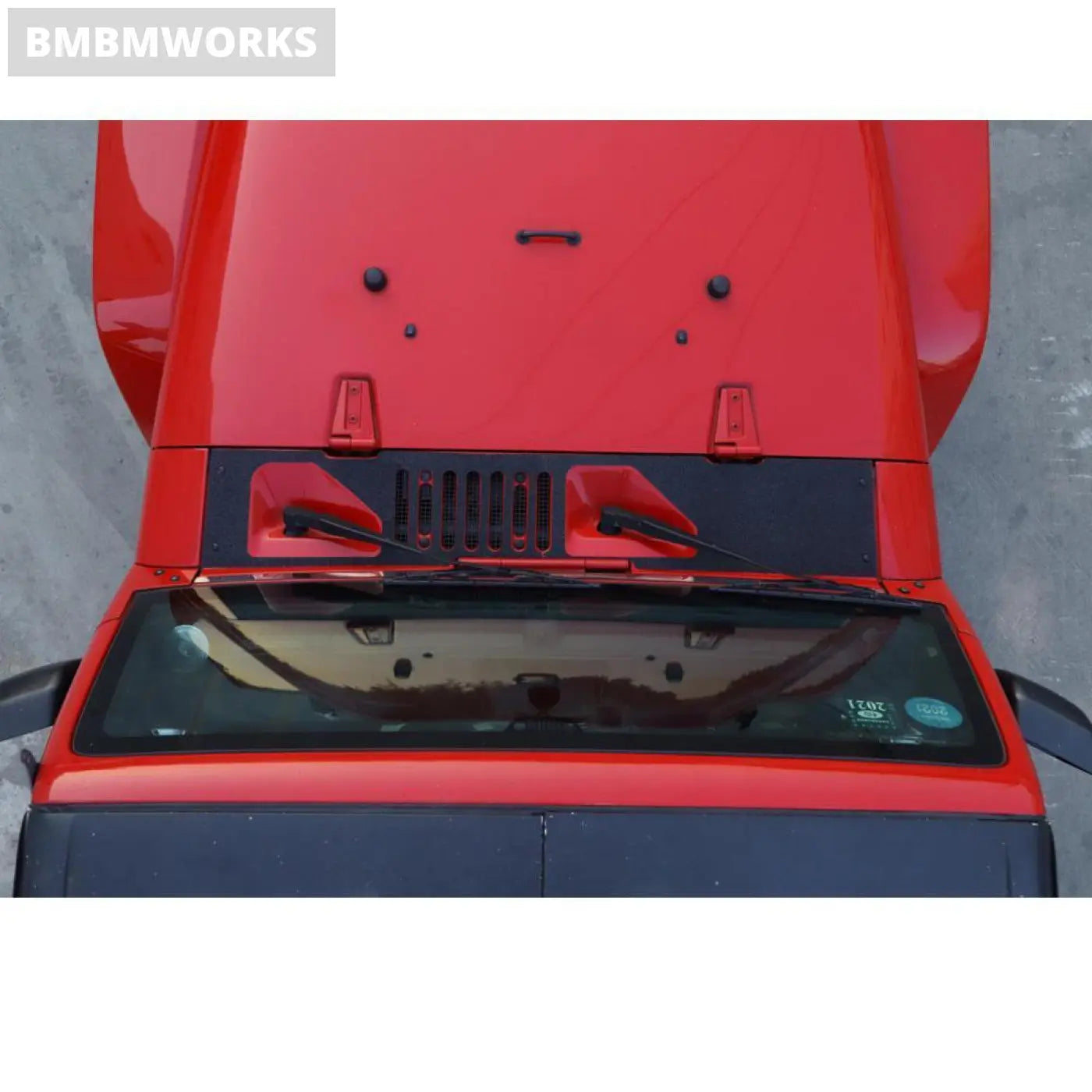Front Rain Wiper Protective Exterior Stickers Jeep Wrangler Jk 2007-2017