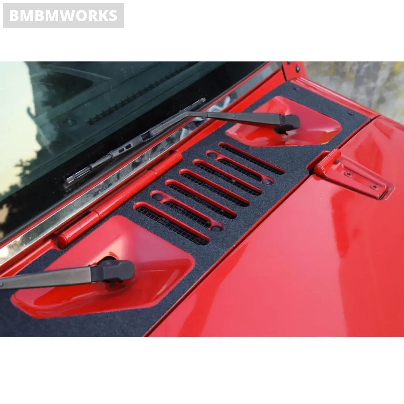 Front Rain Wiper Protective Exterior Stickers Jeep Wrangler Jk 2007-2017
