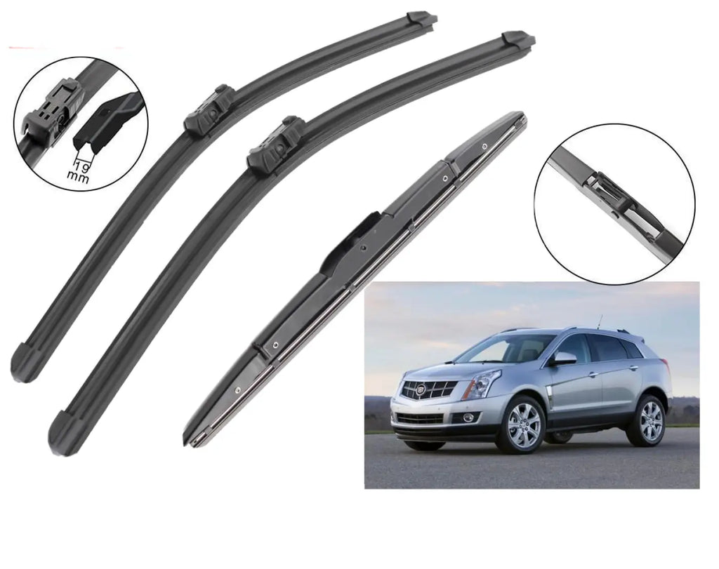 Front Rear Wiper Blades Brushes Cutter Accessories Cadillac Srx 2010-2016