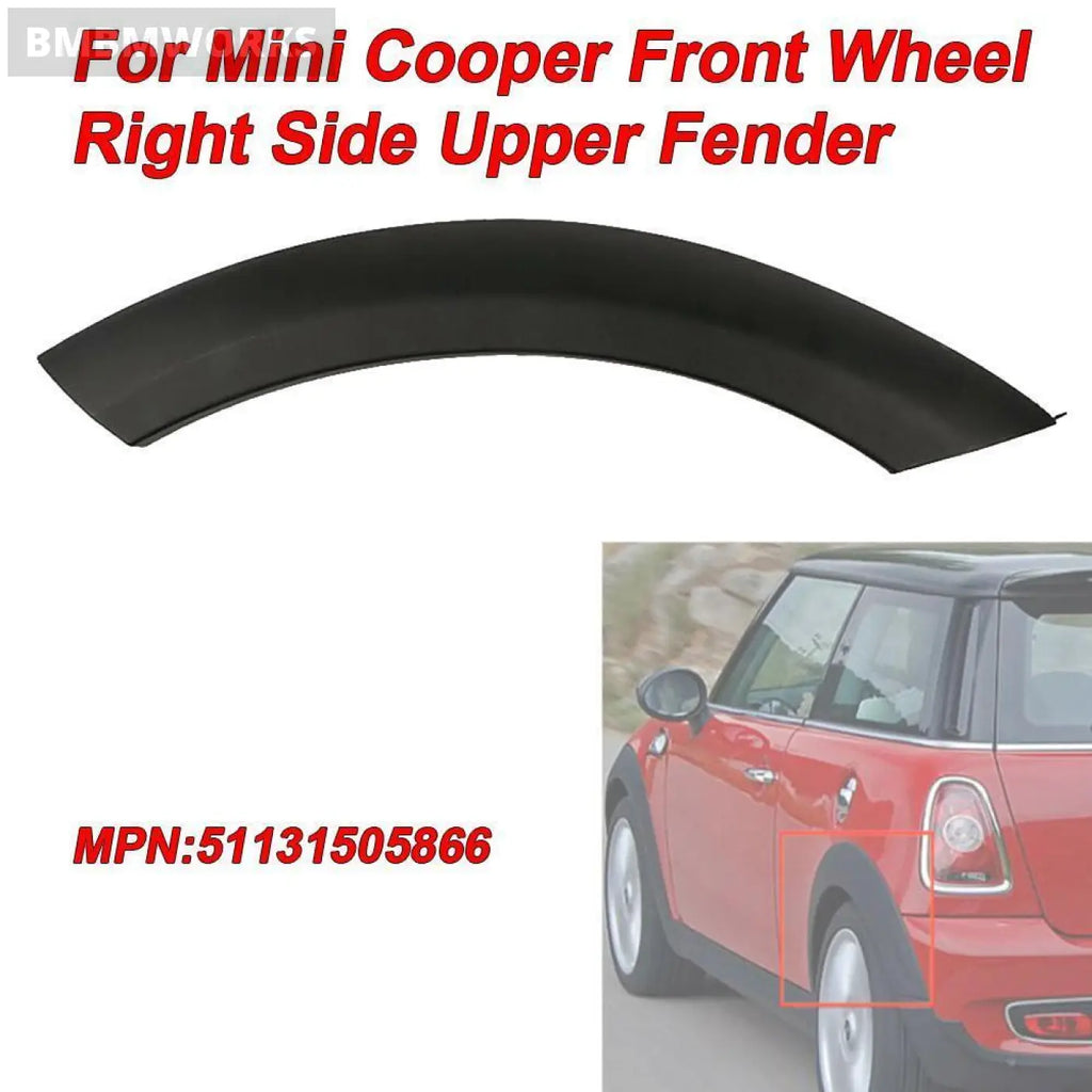 Front Wheel Right Side Upper Fender Arch Cover Trim Cooper 2002-2008 51131505866