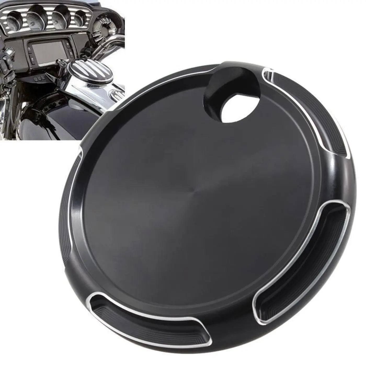 Fuel Gas Tank Decorative Console Door Cap Cover Harley Touring Electra Street