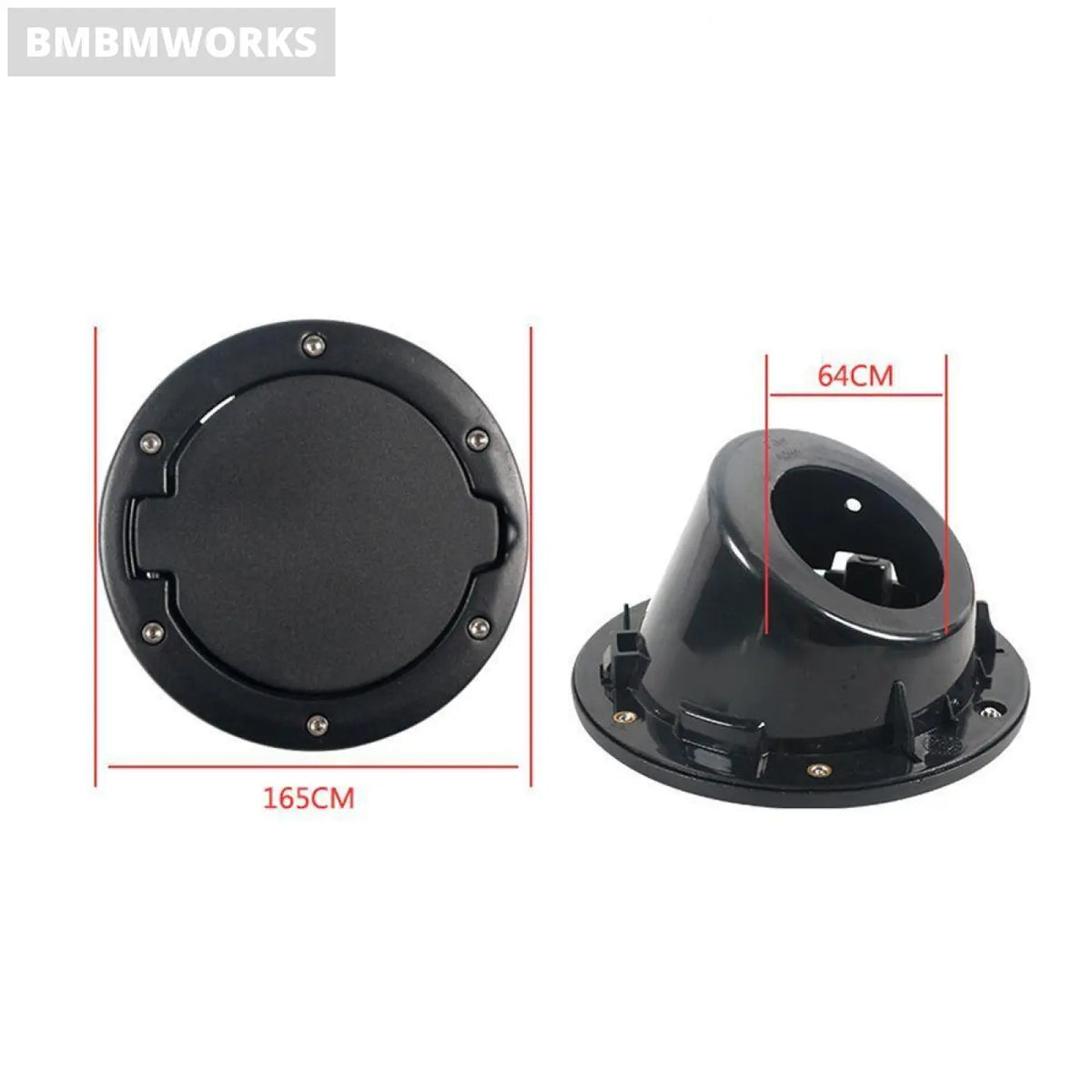 Fuel Tank Cap Cover Jeep Wrangler Jk Jku 2007-2018