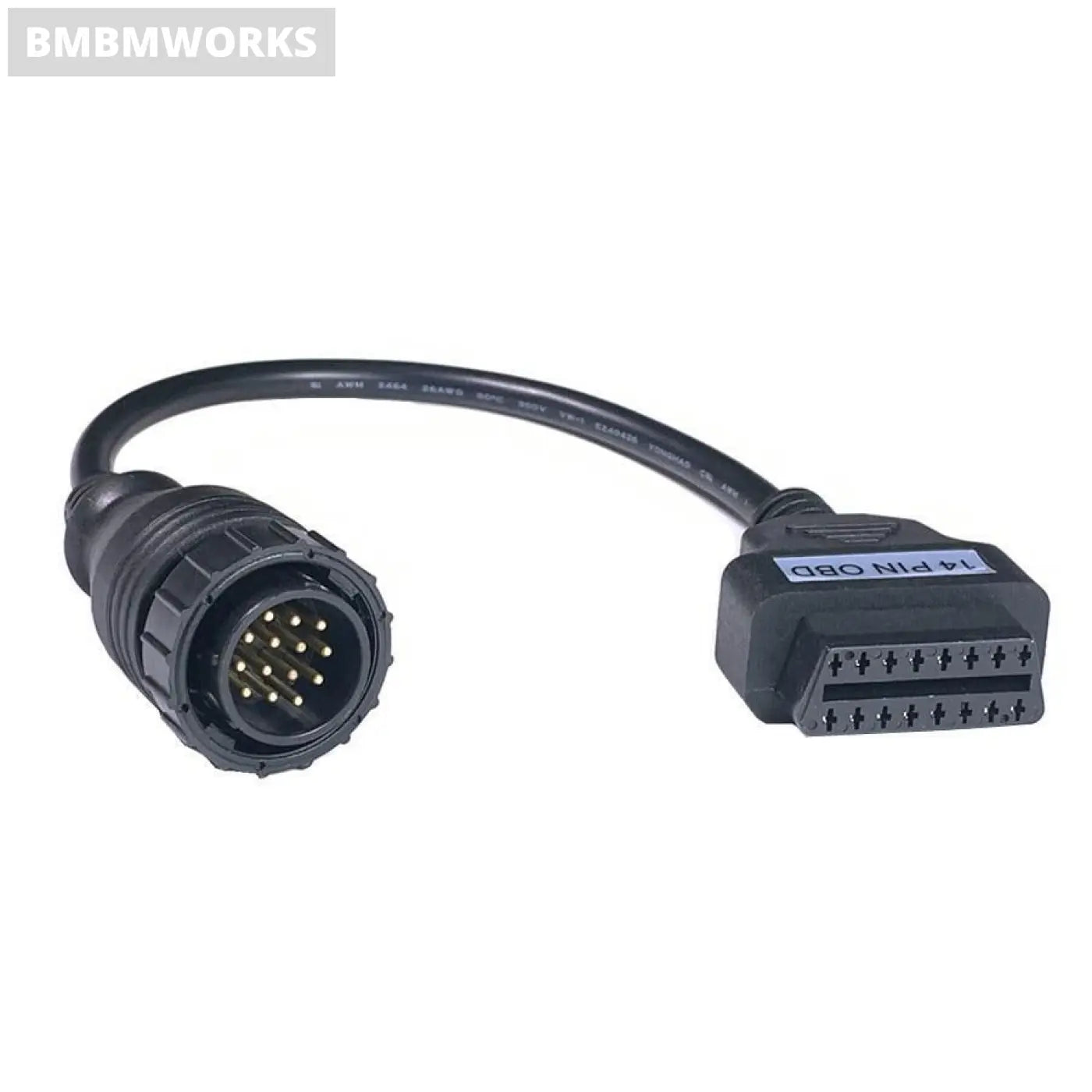 Qiilu Cavo Adattatore OBD2 Da 14 A 16 Pin Per Mercedes-Benz Sprinter – Diagnostica Auto, Facile E Robusto - 2